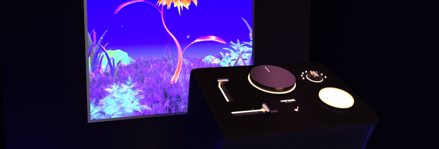 Hanami, interactive installation and immersive experience banner