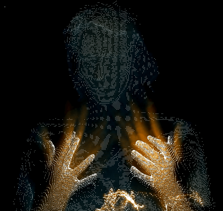 Fade Away visual art made in touchdesigner