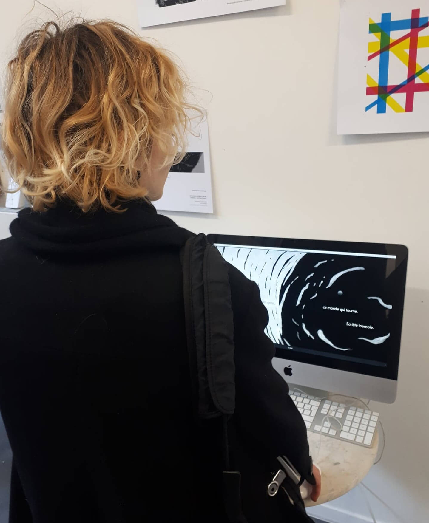 Le Canal de l'Ourcq, interactive micro-publishing, exhibition picture
